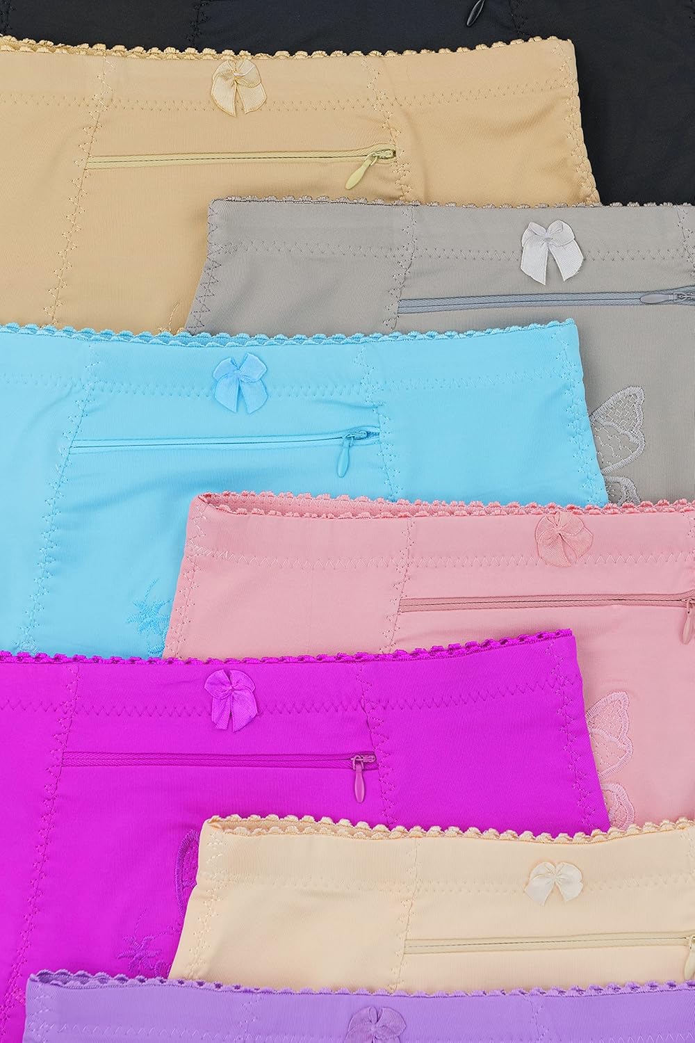 ToBeInStyle Women's High Waist Front Zipper or Slit Pocket Elegant Control Girdles - Image 6