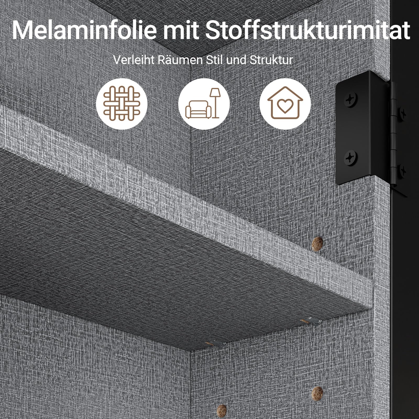 SoBuy Sammlervitrine 10cm tief 5 Ebenen Wandvitrine für Figuren, Modelle