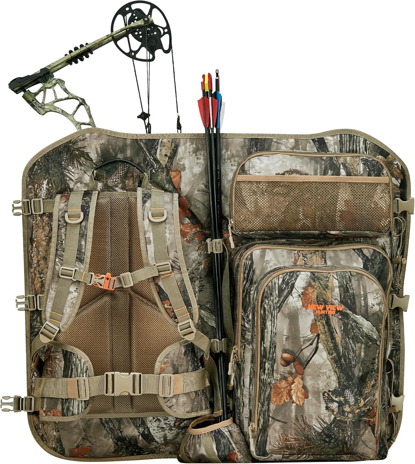 NEW VIEW Bow Hunting Backpack with Bow Holder