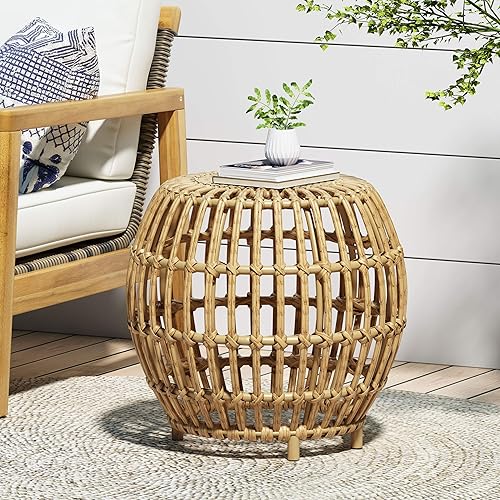 Miniatura 2 de Christopher Knight Home Mesa auxiliar, marrón claro