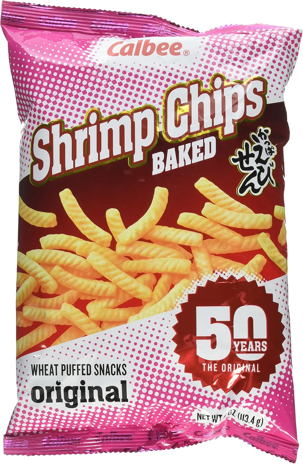 Calbee Shrimp flavored chips baked 4oz (Pack of 6) by Calbee Amazon