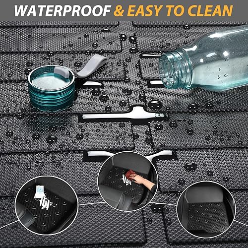 Miniatura 5 de AIPOIL Alfombrillas y forro de carga personalizadas para RX  RX350  RX350h  RX500h 2023 2024  RX500h, protección TPE para todo tipo de clima, forros