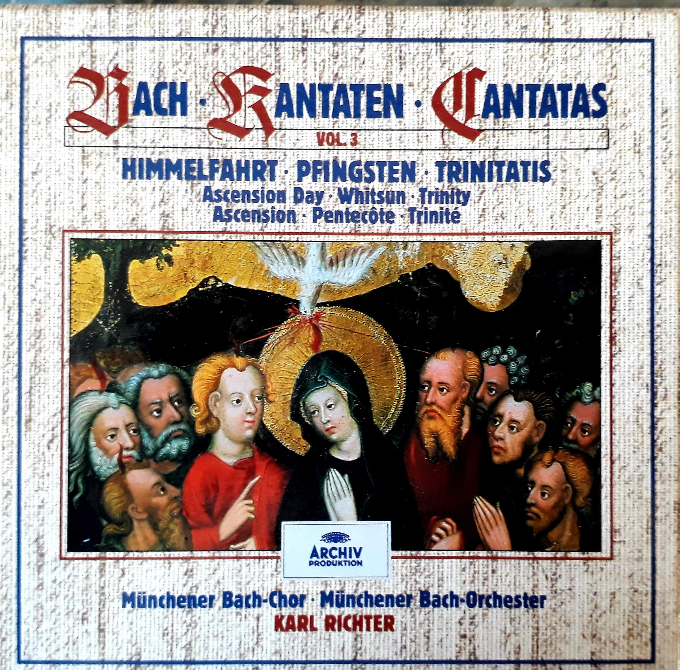 CANTATAS, VOL.3 [Audio CD] Bach, Johann Sebastian; BACH, JOHANN SEBASTIAN and Karl Richter