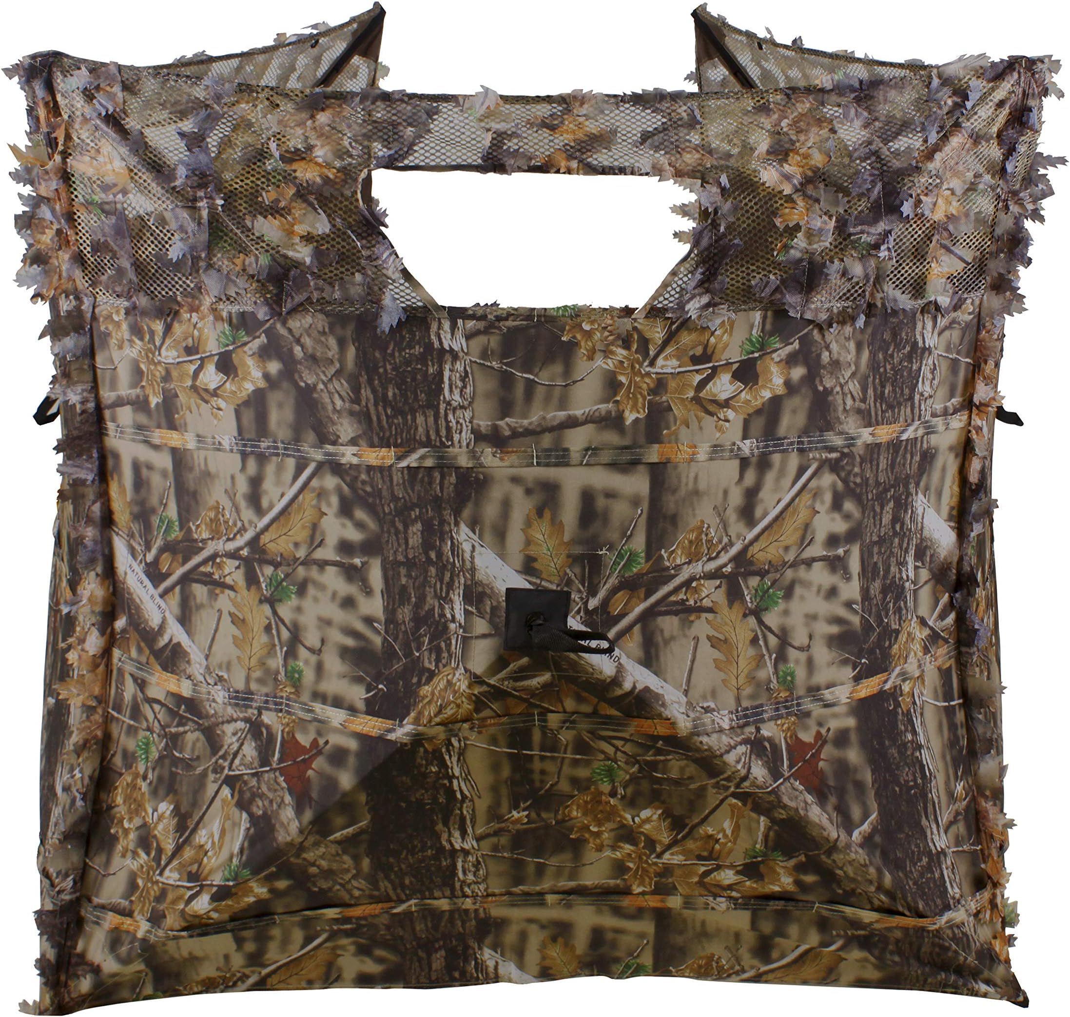 AUSCAMOTEK Pop Up Ground Blind for Deer Duck Turkey Hunting Portable Quick Setup Lightweight Green/Brown/Dry Grass Ground Peg Included