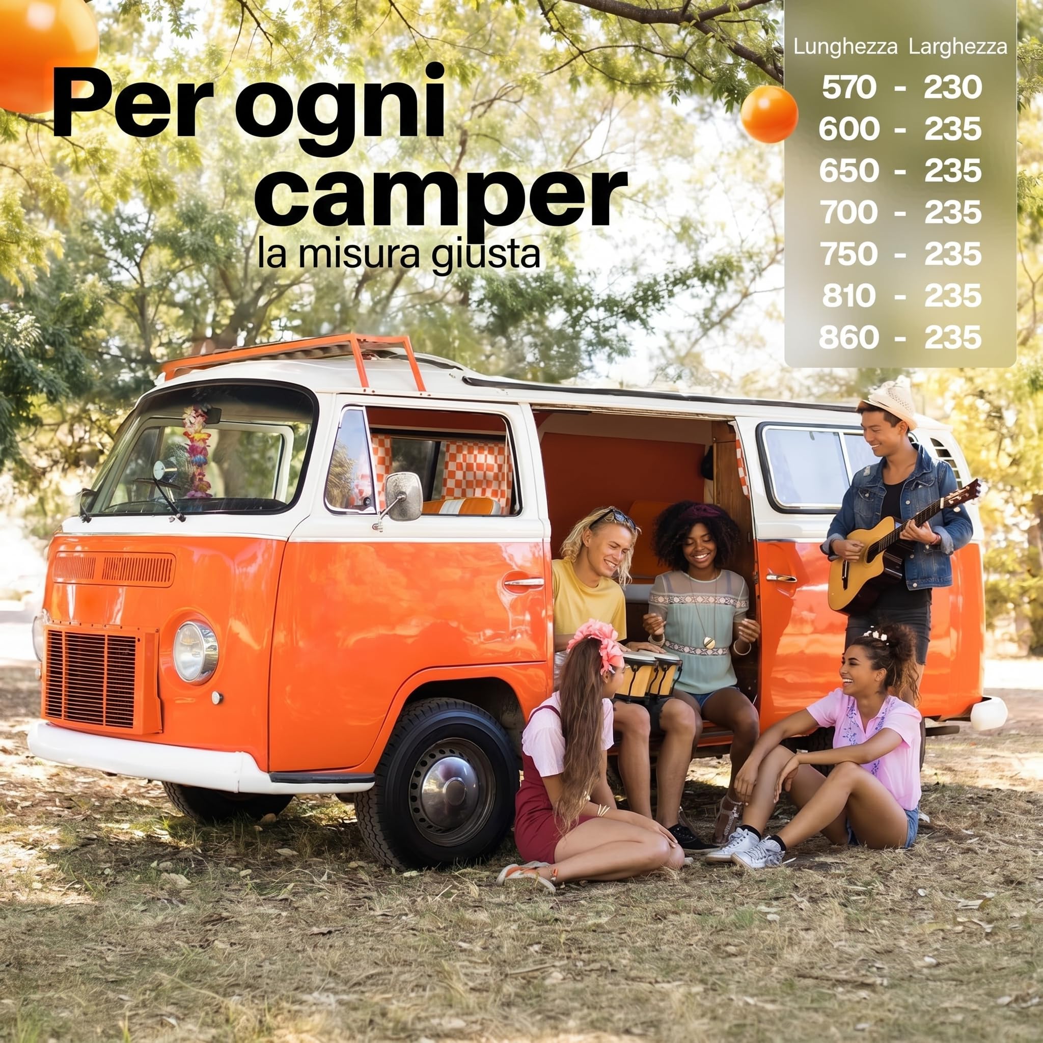 Telo protettivo a 4 strati per camper, resistente alle intemperie e traspirante, resistente ai raggi UV, resistente agli strappi e alle intemperie, per inverno ed estate, 750 x 235 x 270 cm