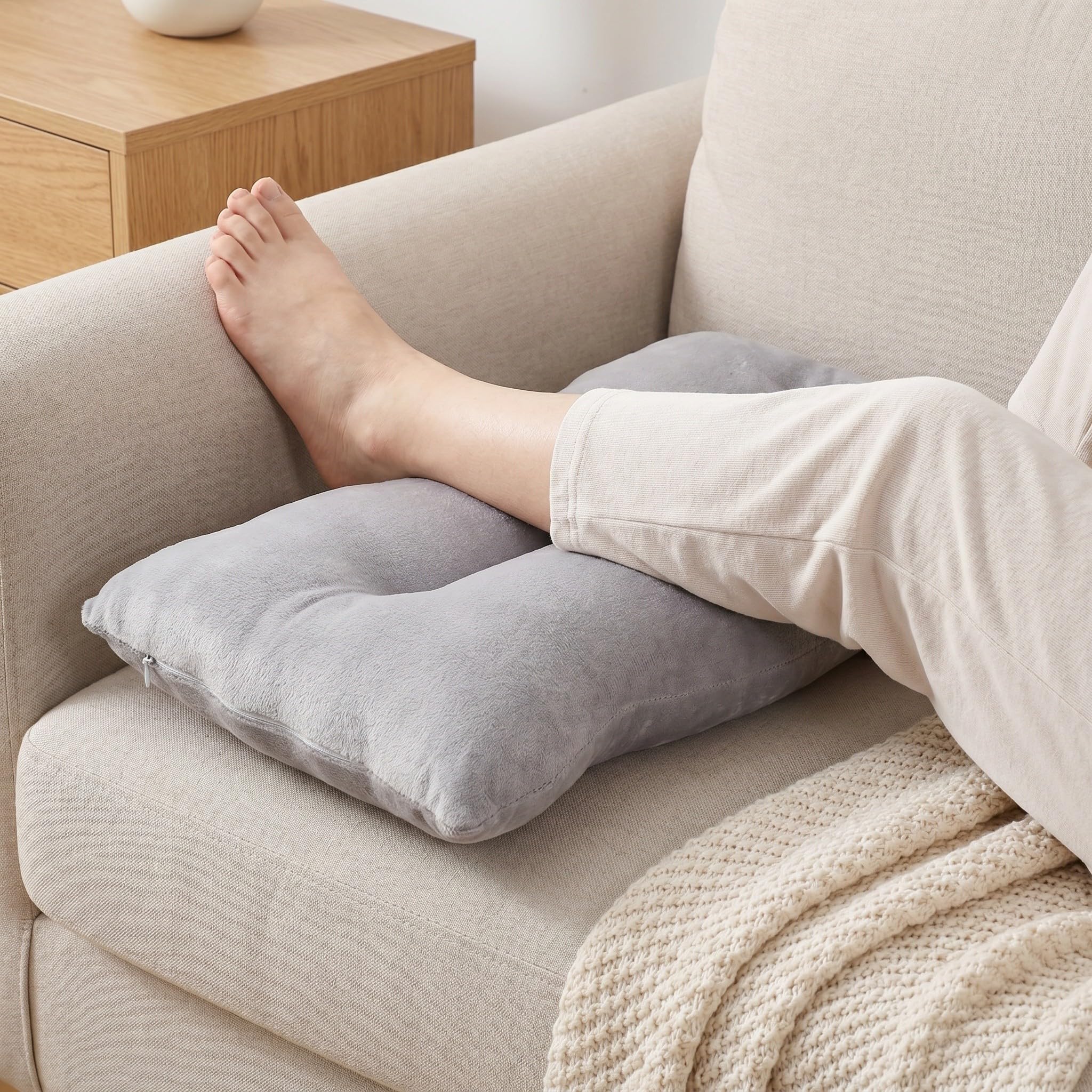 Lurrose Almohada para Brazo: Reposabrazos para Hombro postoperatorio para la Cama - Almohada de elevación con para el para Personas Que Duermen de Lado después de una cirugía o Que experimentan