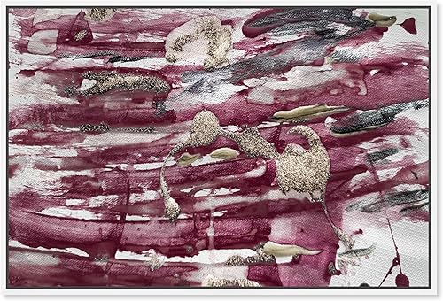 The Oliver Gal Artist Co. Lienzo abstracto moderno para pared, sorbos de vino, sala de estar, dormitorio y baño, decoración del hogar, 45 x 30