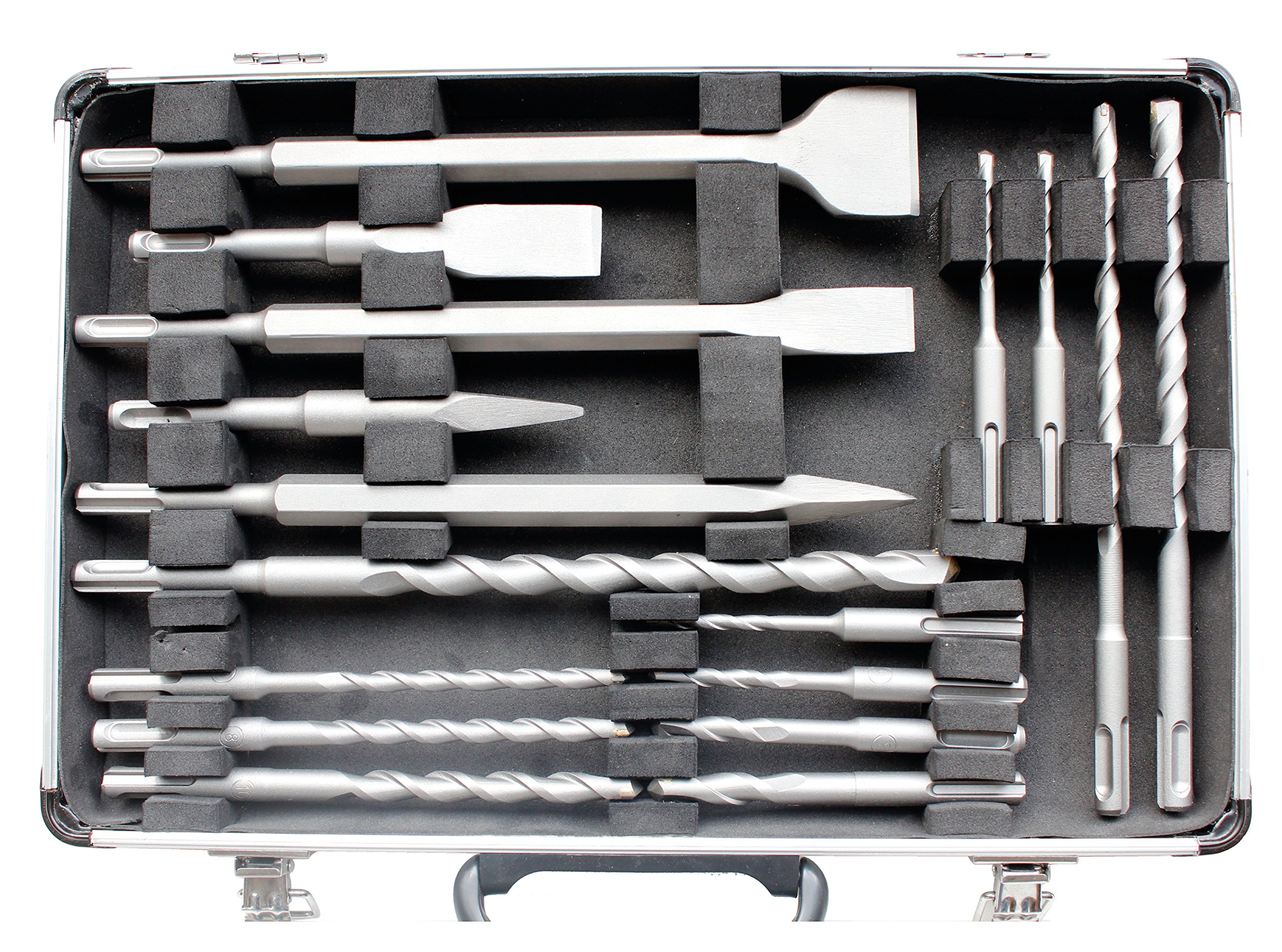 Leman 603.000.17 Coffret de 17 Forets/Burins à béton SDS+