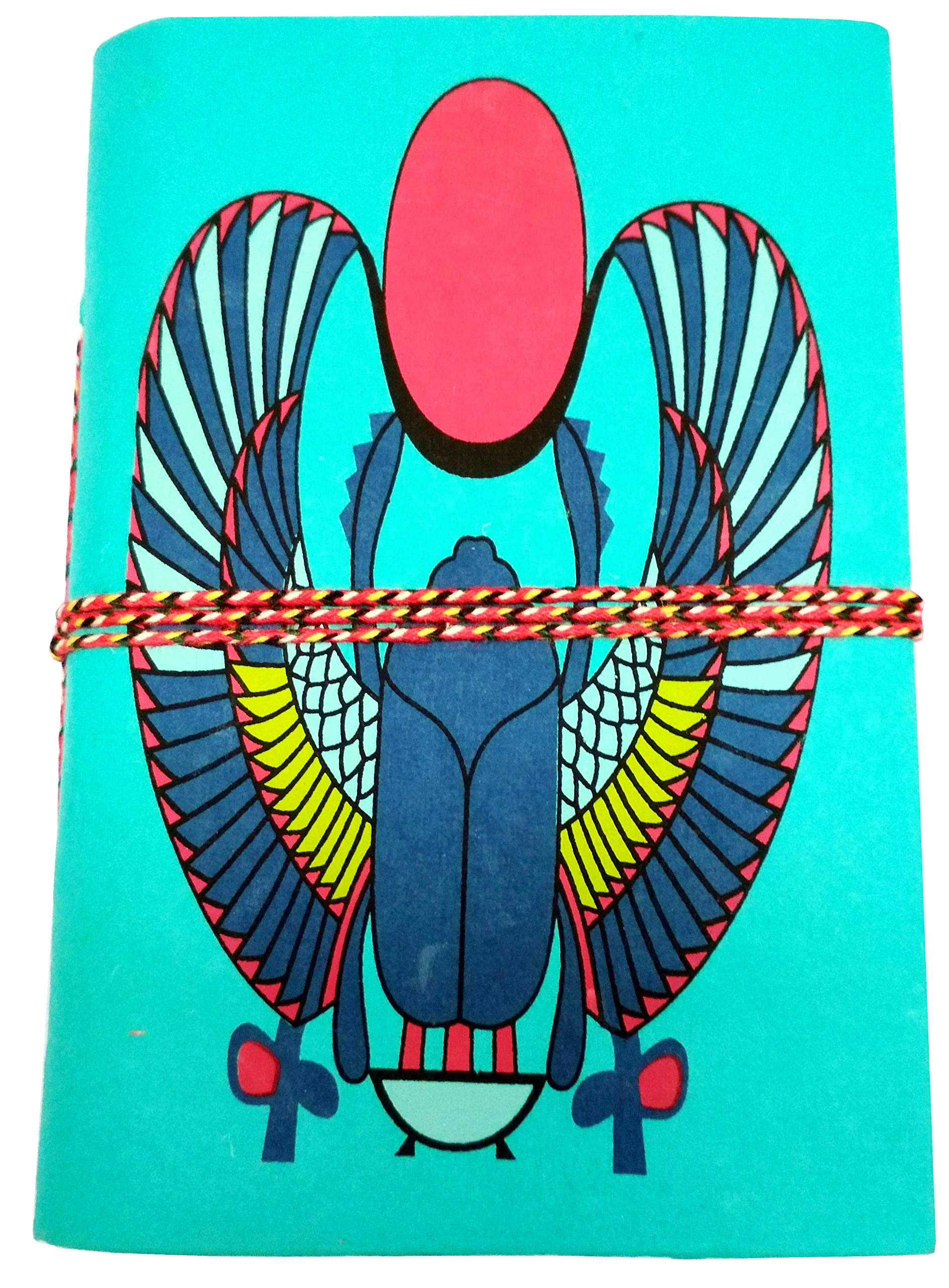 Purpledip Handmade Journal (Vintage Diary) 'The Sun God': Handmade Paper Notebook; Unique Gift for Personal Memoir (11697)