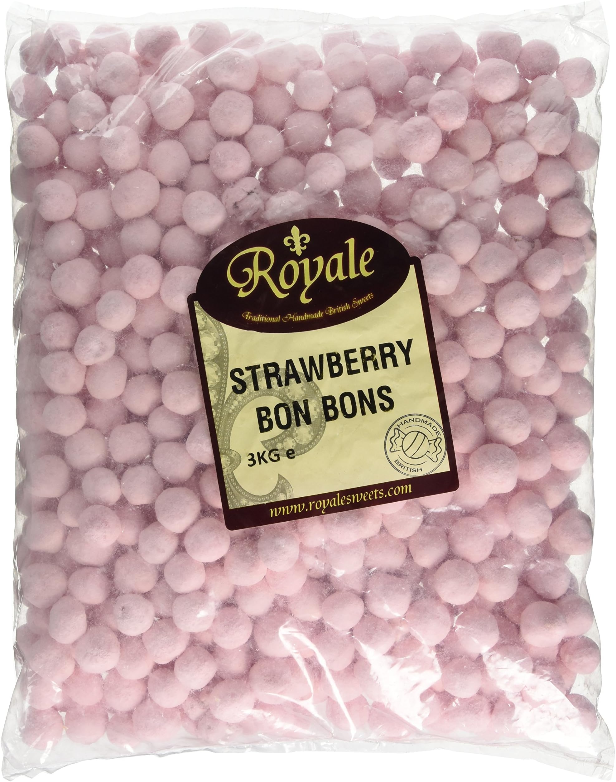 Royale BSSB Traditional Strawberry Bonbons Bulk Bag