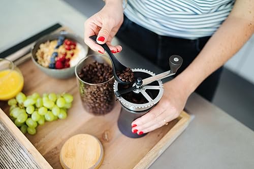 Miniatura 8 de Peugeot - Molinillo de café manual Kronos - Molinillo ajustable con 43 ajustes - Acero inoxidable, capacidad de 1.76 oz