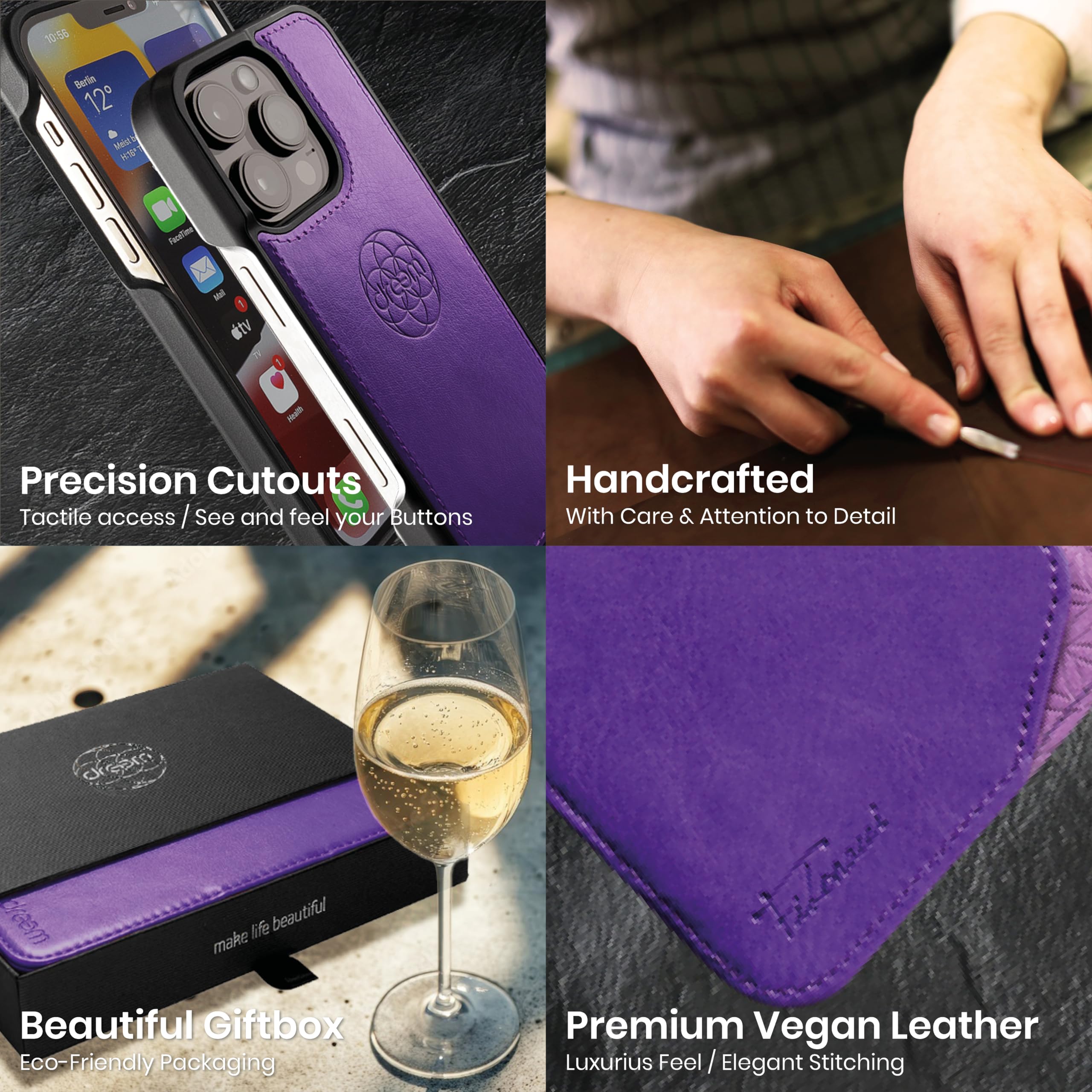 Amazon.co.jp: Dreem iPhone 16 Pro Max Case Wallet, Revolutionary