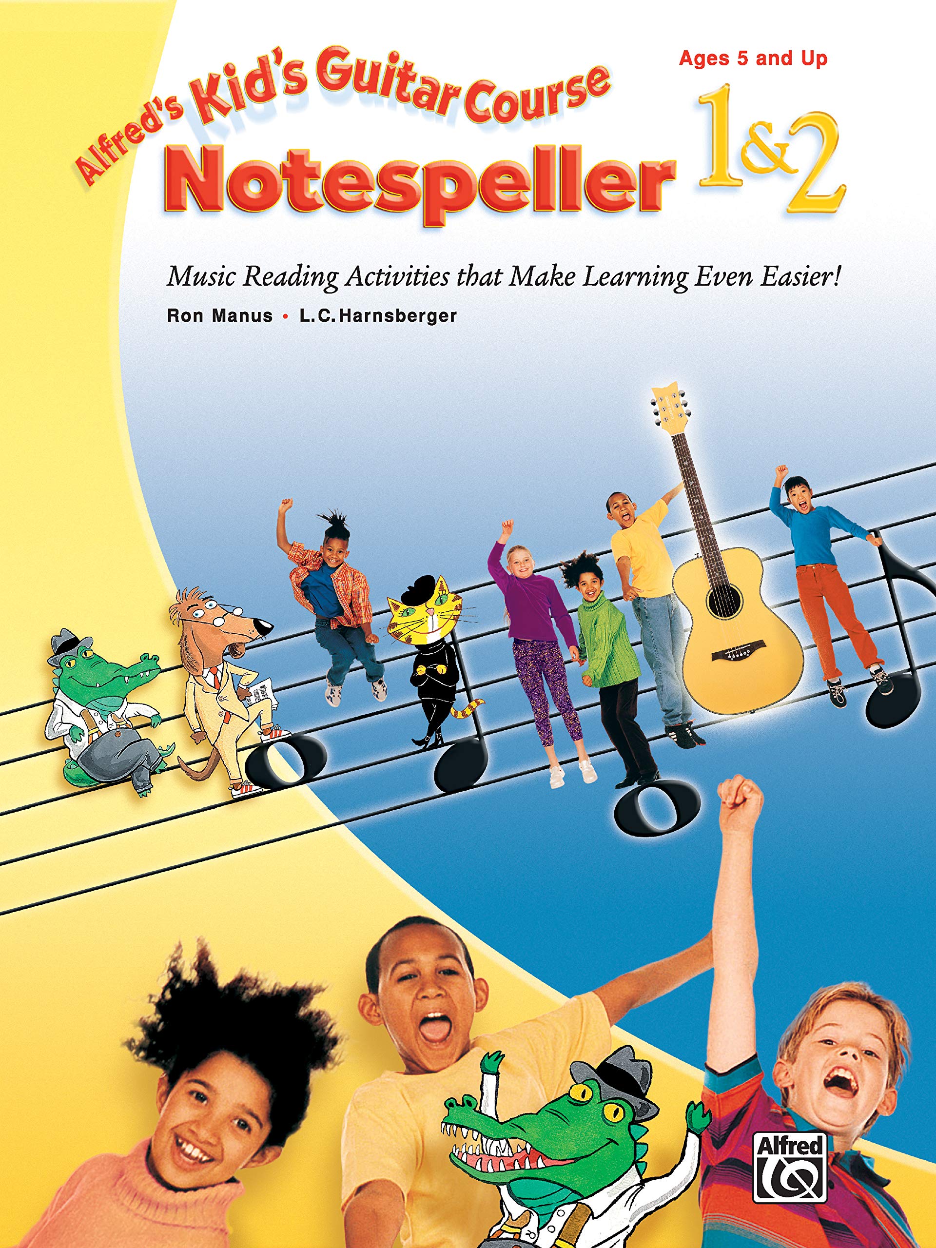 Kid's Guitar Course Notespeller 1 & 2: Music Reading Activities That Make Learning Even Easier! Paperback – 11 Jan. 2005