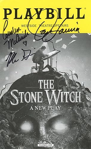 Dan Lauria, Rupak Ginn & Carolyn McCormick "The Stone Witch" SIGNED Playbill ACOA