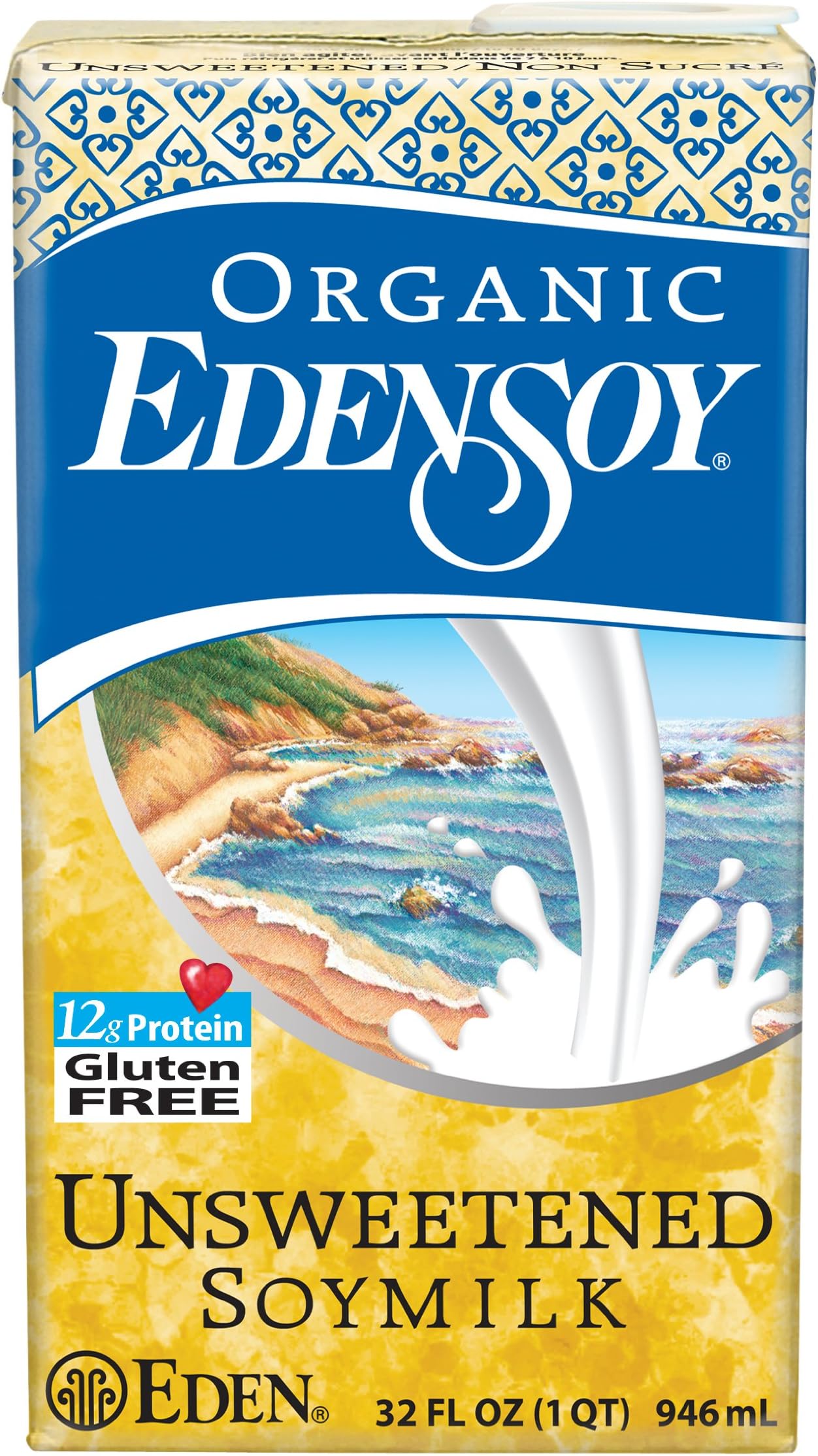 Eden Organic Edensoy Unsweetened Soymilk