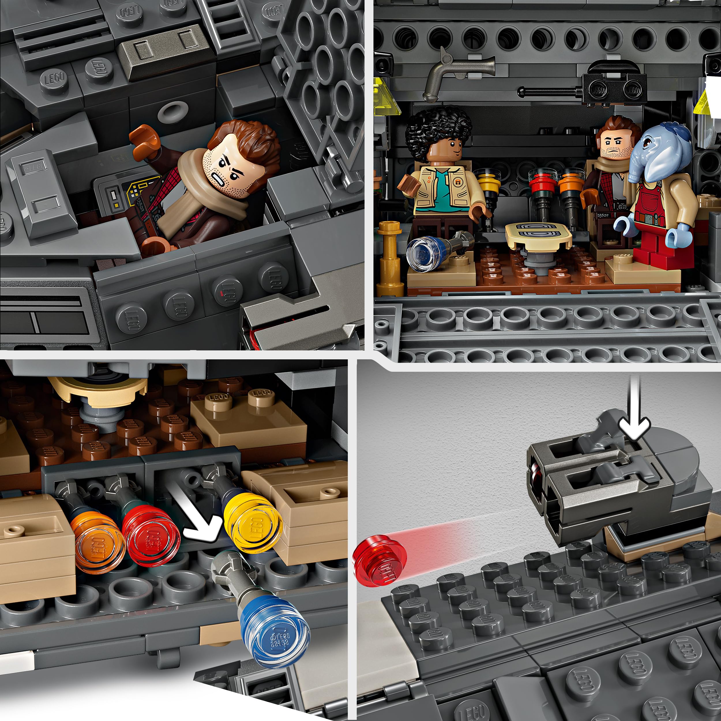 LEGO Star Wars: Skeleton Crew Onyx Cinder, Kolekcjonerska Zabawka dla Dziecka do Zbudowania, 5 Minifigurek, Pomysł na Prezent dla 10-latka, dla Chłopca, Dziewczynki i Fana Gwiezdnych Wojen, 75374