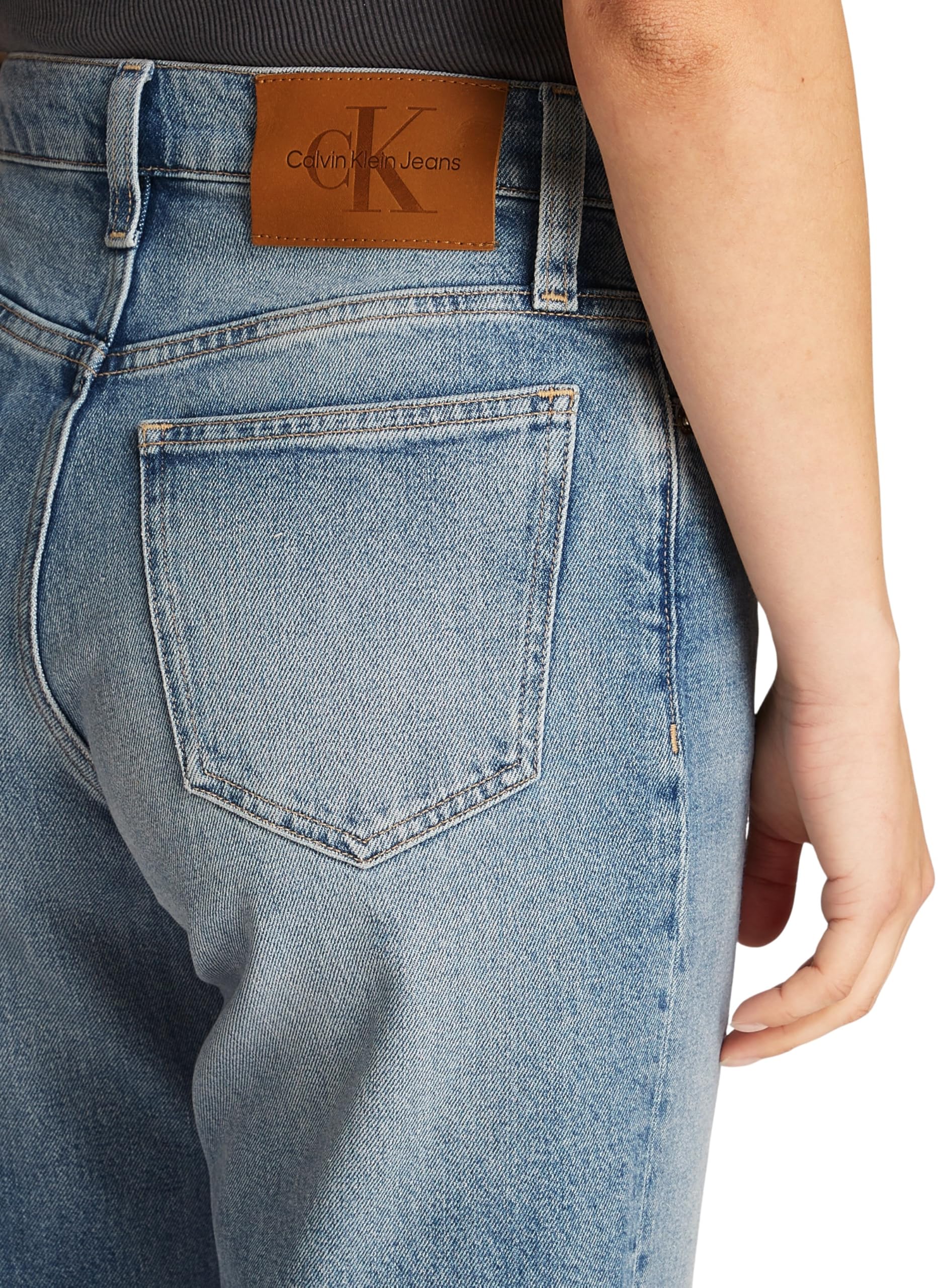 Calvin Klein - Mom Jean J20j225148, Affusolato Donna