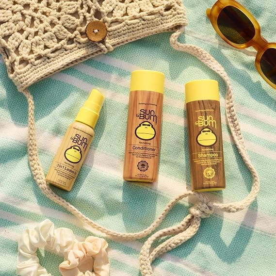 Sun Bum Revitalizing Leave In Conditioner Detangler Spray - 1.5 oz (3-Pack)