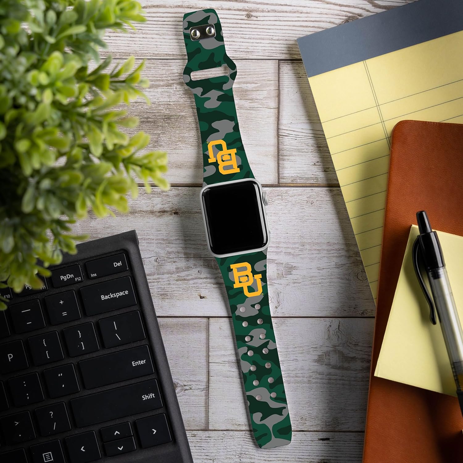 Affinity Bands Baylor Bears HD NCAA Watch Band Compatible with Apple Watch - All Series Apple Watch