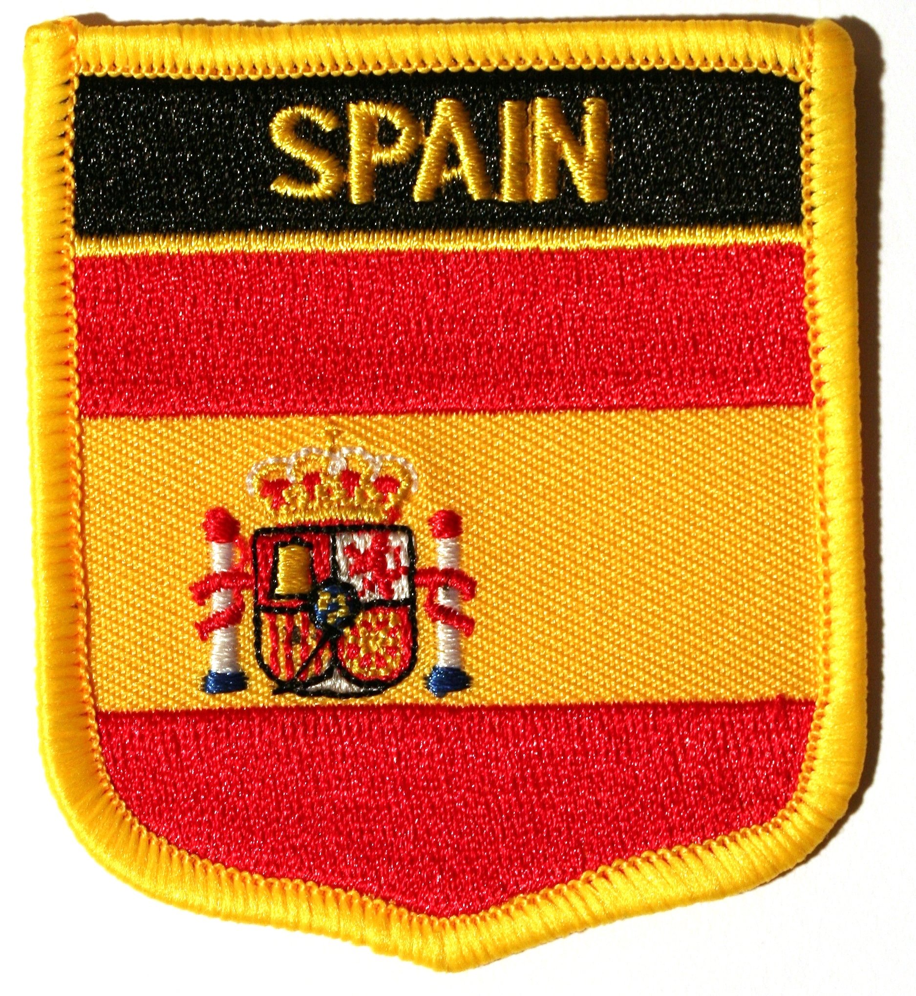 Spain Embroidered Shield Flag Patch