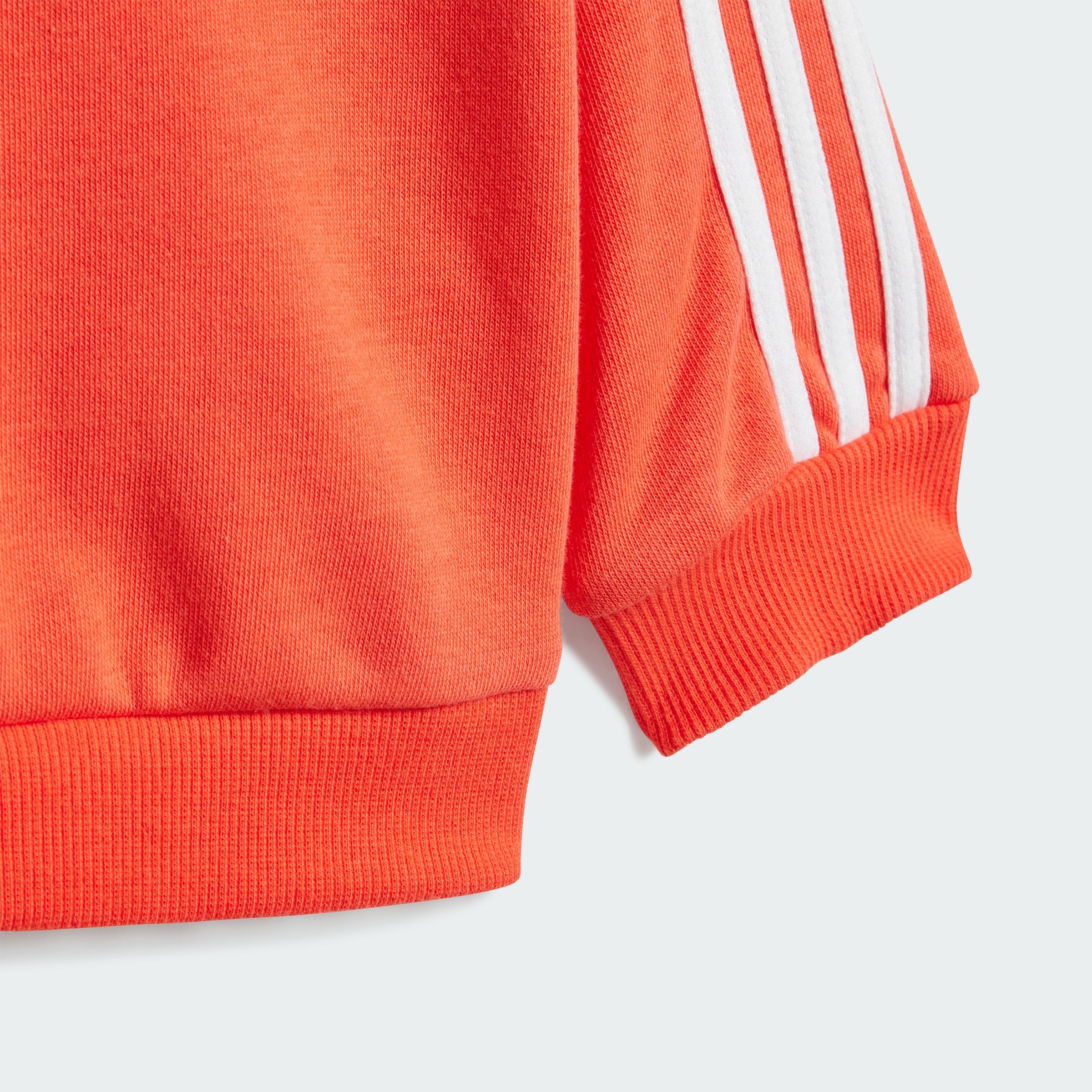 adidas Infants Essentials 3-Stripes Jogger Set, JOGGER JOVEN/BEBE Bebé, bright red/white,