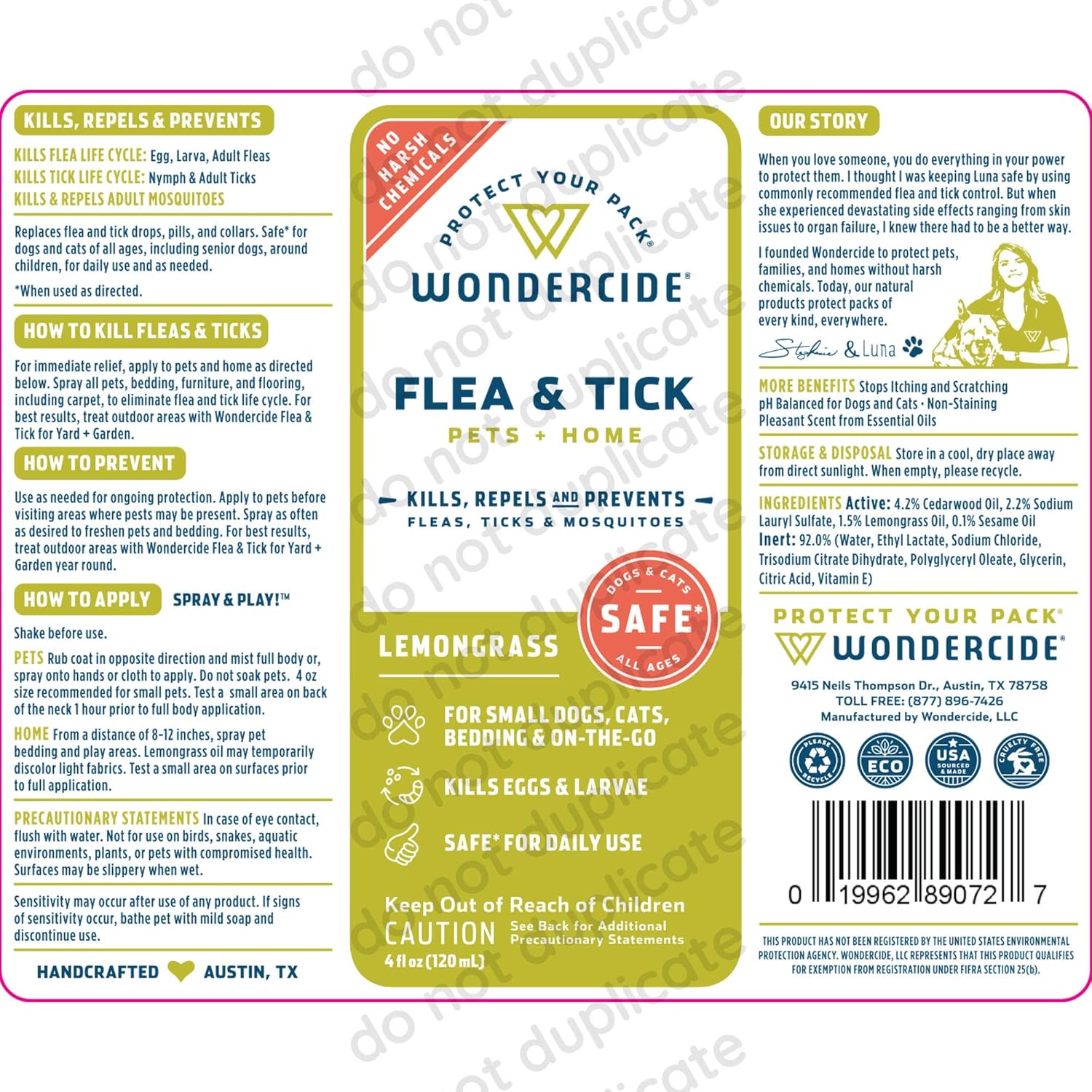 Buy Wondercide Flea, Tick and Mosquito Spray for Dogs, Cats, and Home