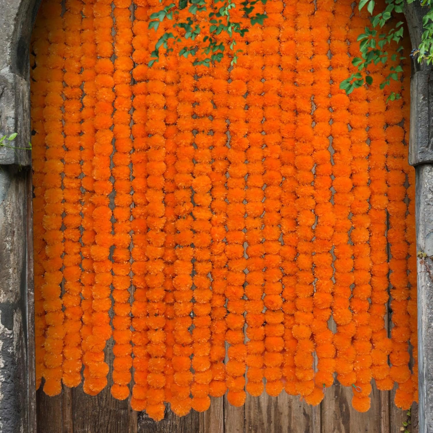 Beauty Widgets Orange Artificial Marigold Garlands Indie Festive