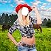 Cowgirl-Foto-Montage