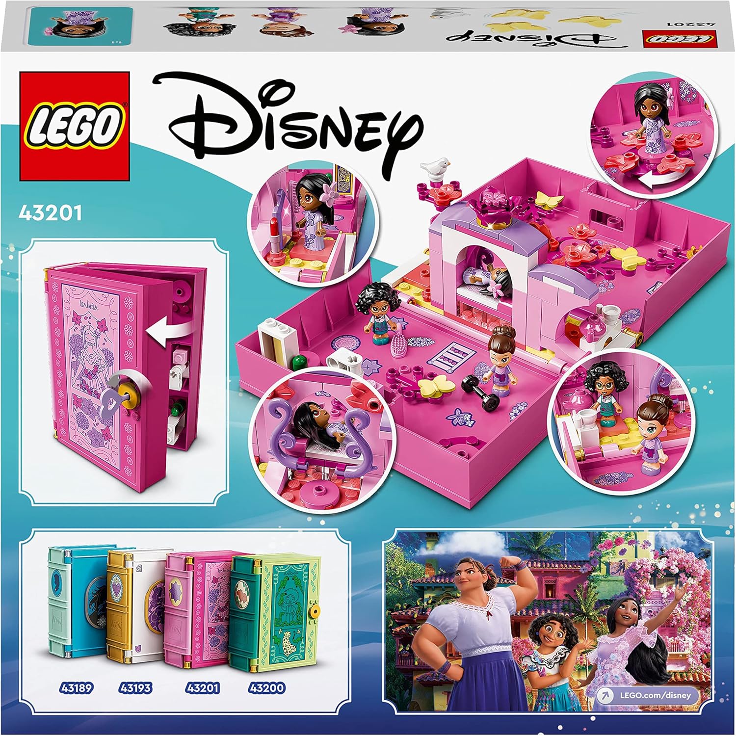 Lego® Disney Isabela’s Magical Door 43201 Building Kit; Buildable Kids’ Toy with Lock and Key
