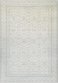 Couristan Marina Indoor Area Rug 66" x 96" in Pearl, Durable Power-Loomed Oriental Design Rug Living Room, Bedroom or Dining Home Decor