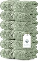 Vista 18 de White Classic Toallas de mano de lujo lavanda - Suaves 100% algodón turco Toallas de baño altamente absorbentes para hotel y spa 16x30 pulgadas