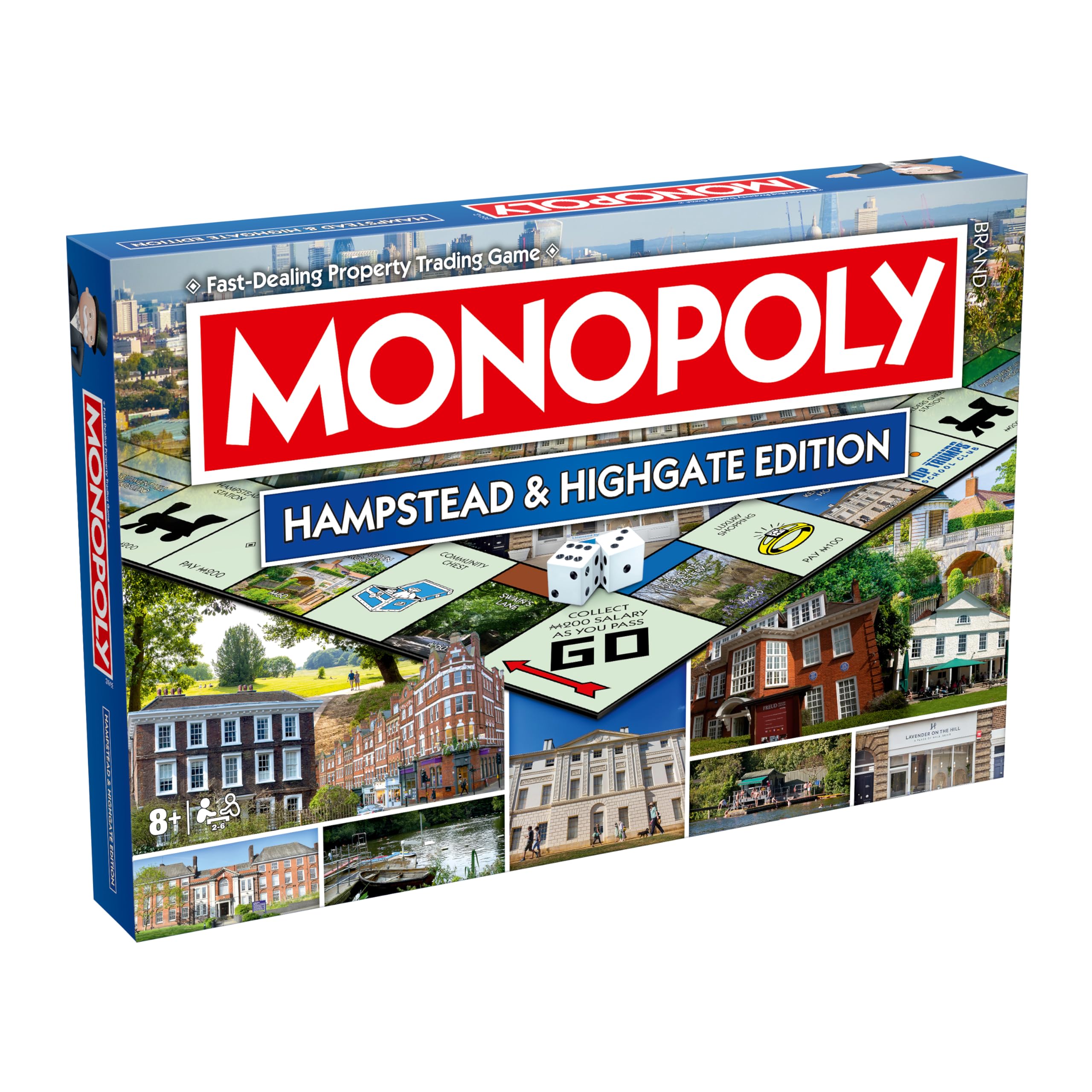Winning Moves Hampstead & Highgate Monopoly Regional Monopoly Board Game