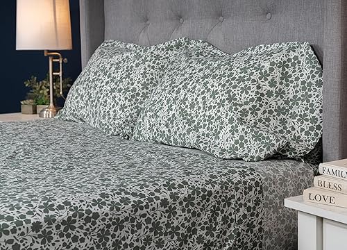 Miniatura 8 de MyPillow Sábanas de percal tamaño Queen, morera