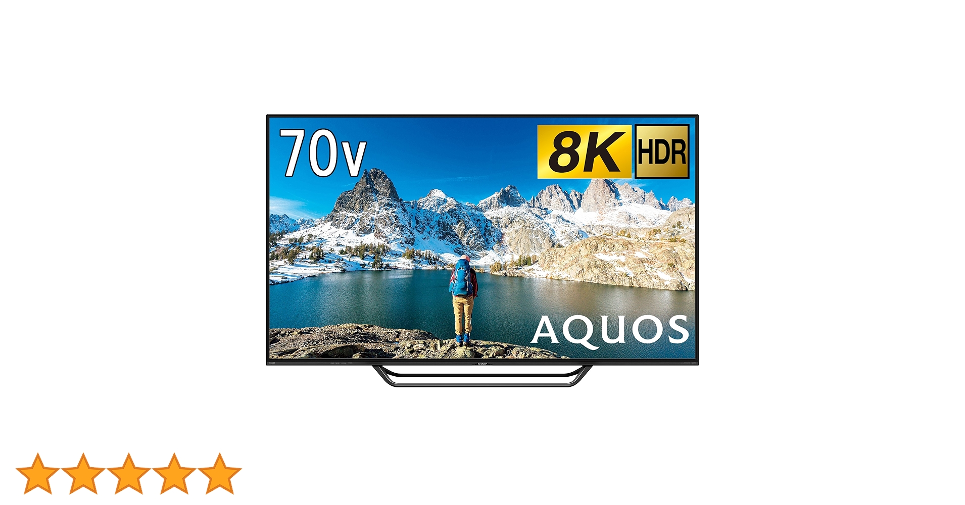 SHARP - 【新品･未使用】シャープ 70V型液晶テレビ 8k LC-70X500 8K対応液晶テレビ」 『AQUOS 8K』70型＜LC-70X500＞を発売