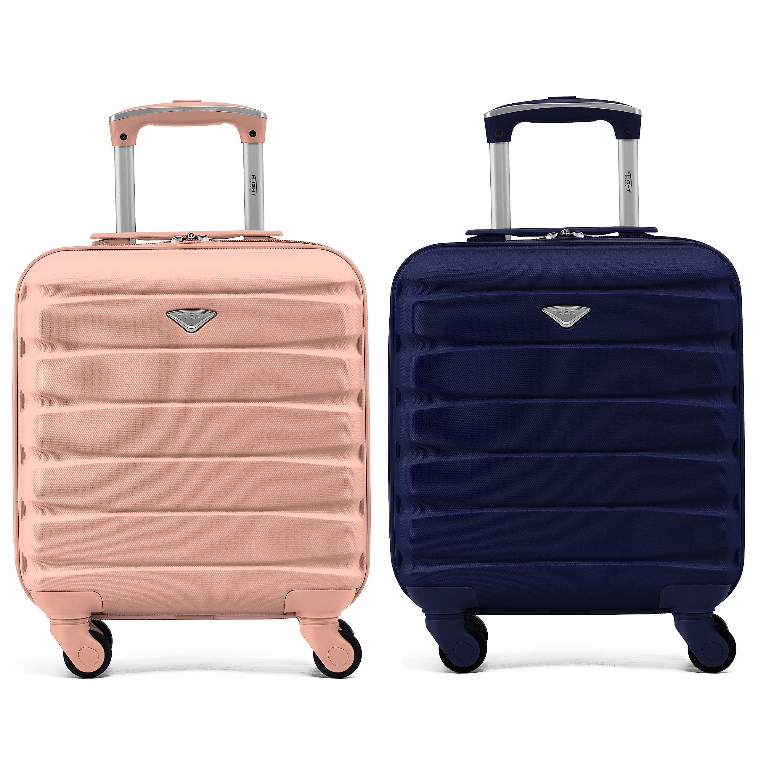 Flight Knight Suitcase Set of 2 Lightweight 4 Wheel ABS Hard Case Cabin Carry On Hand Luggage Approved for Over 100 Airlines Including easyJet, British Airways, Ryanair & Many More 55x35x20cm — view 197
