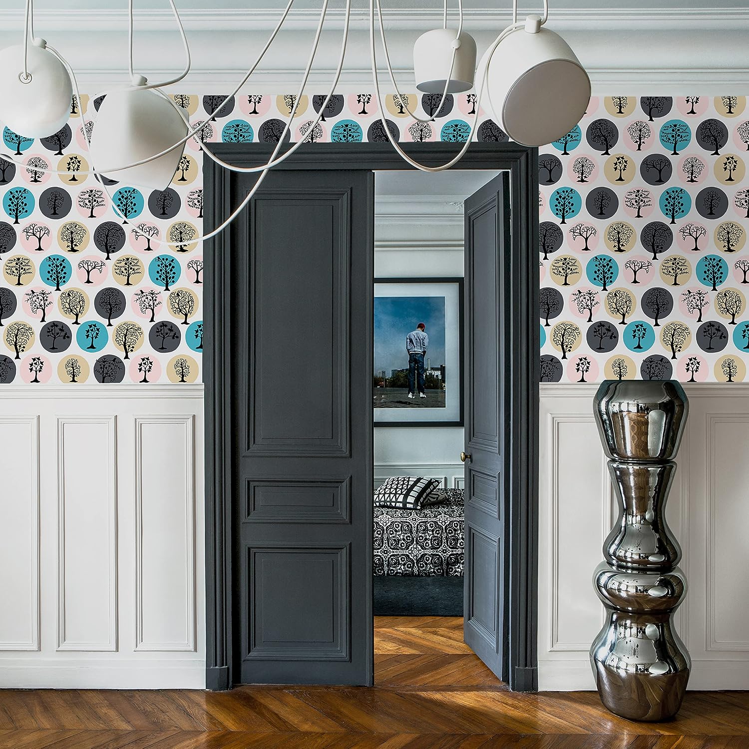 Graham & Brown Party Land Jewel Trees Abstract Paste The Wall Wallpaper (Magic)