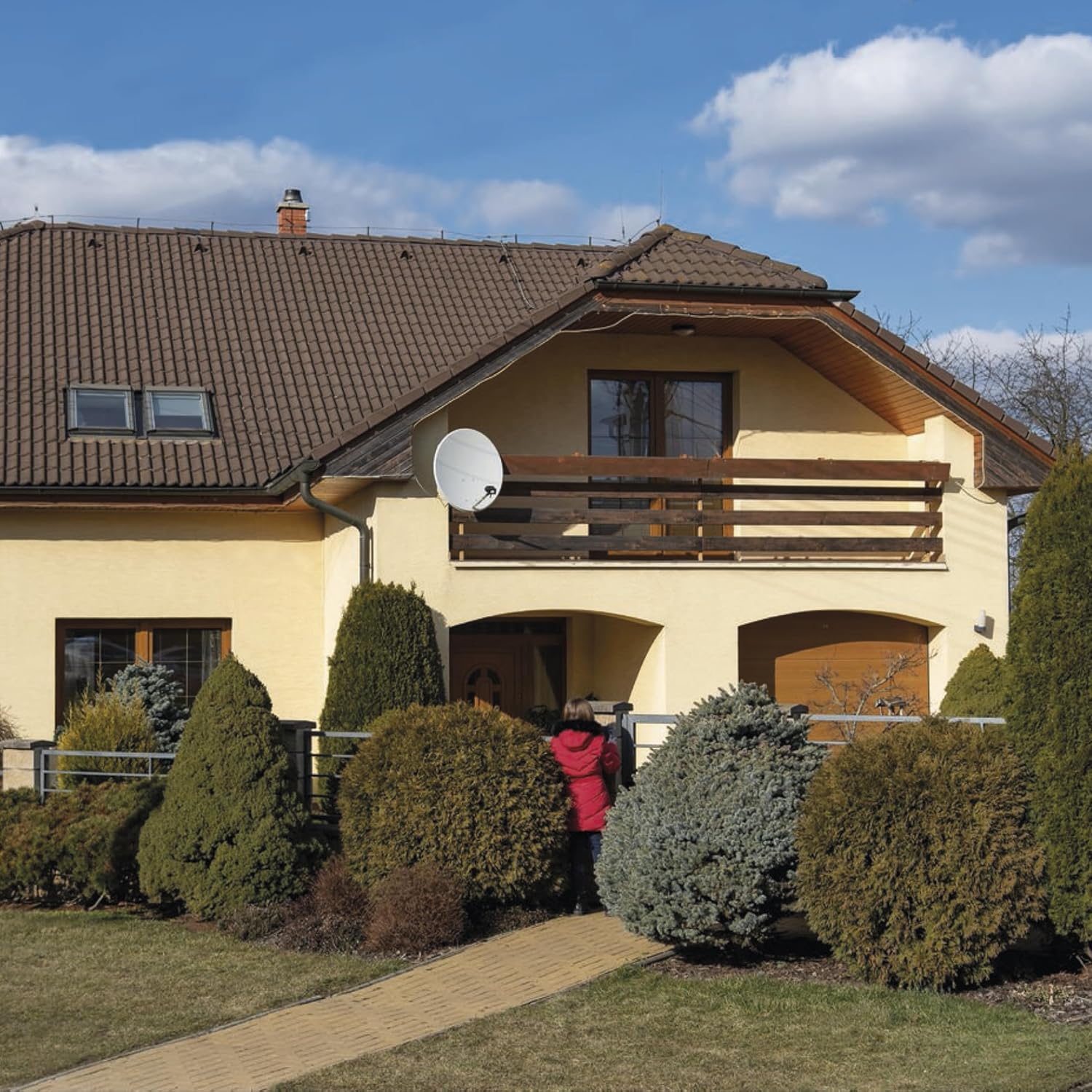 Үйгө орнотулган зымсыз эшик коңгуроо баскычы