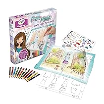 CRAYOLA Creations – Crea la Moda, Lavagnetta Luminosa per Creare Una Collezione di Moda, attività Creativa e Regalo per Bambine e Ragazze, da 6 Anni, 25-5980