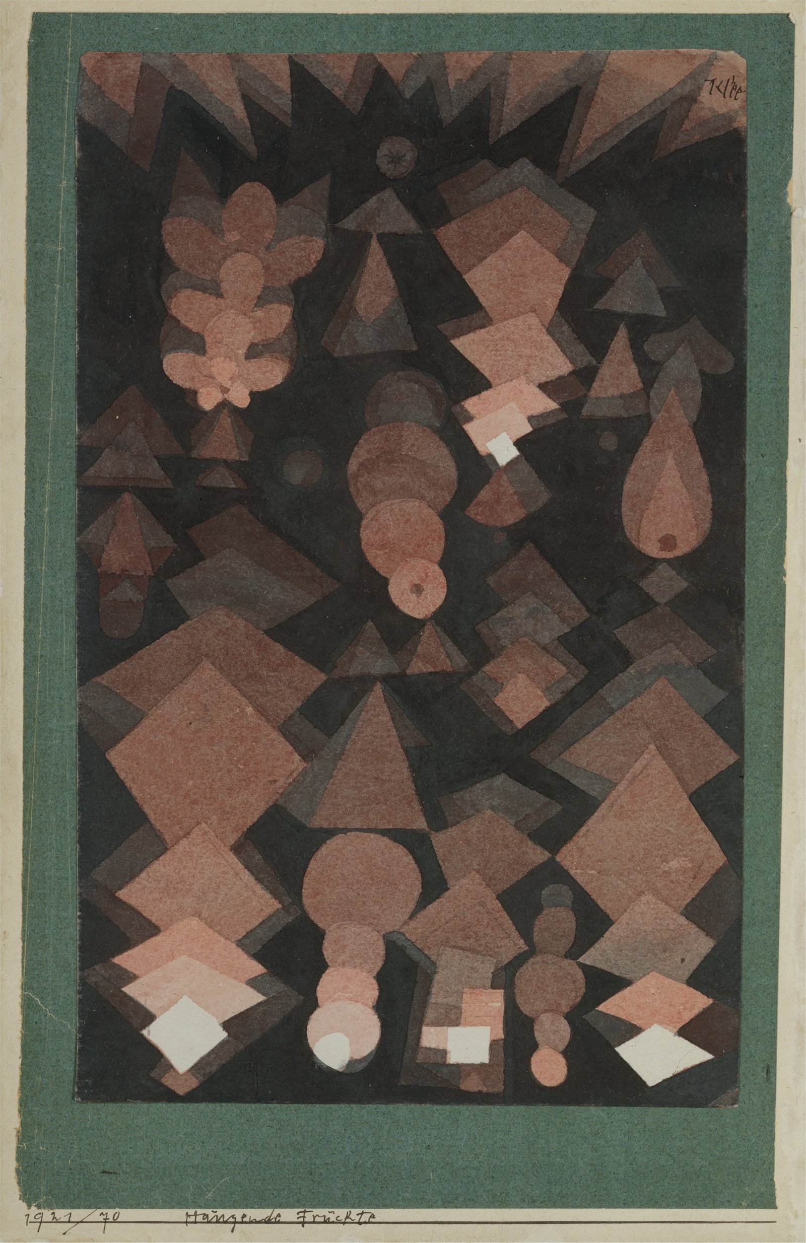 Paul Klee Suspended Fruit déco murale salon moderne affiche mate M