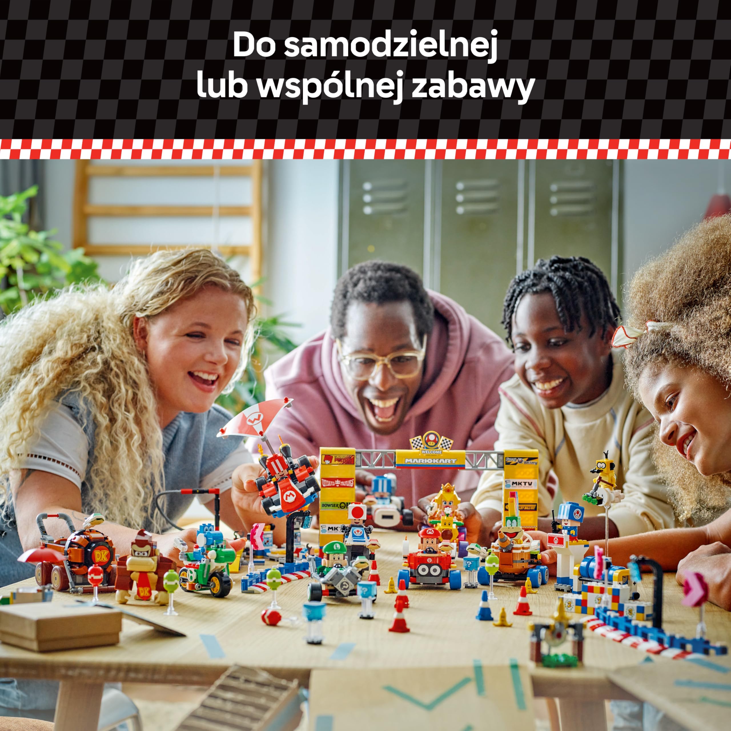 LEGO Super Mario Mario Kart– Zestaw Baby Peach i Grand Prix 72036 | Gokarty z gry, zestaw klocków dla dzieci, prezent dla fana Mario, interaktywna zabawka dla 8-latka, 823 elementy