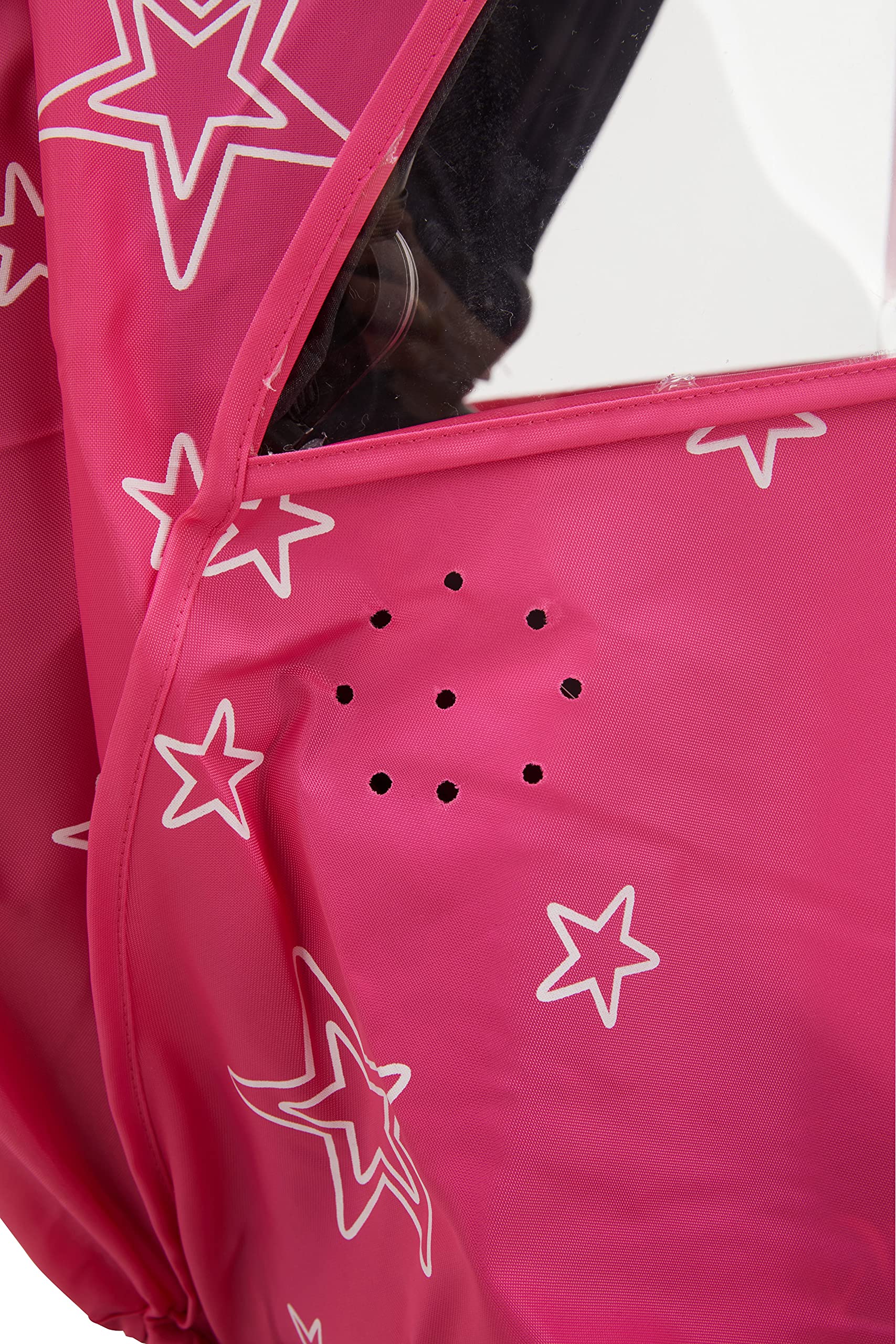 First Essentials Funda para cochecito de lluvia universal, para viaje de bebé, resistente al viento, impermeable, protege del polvo, la nieve (rosa)