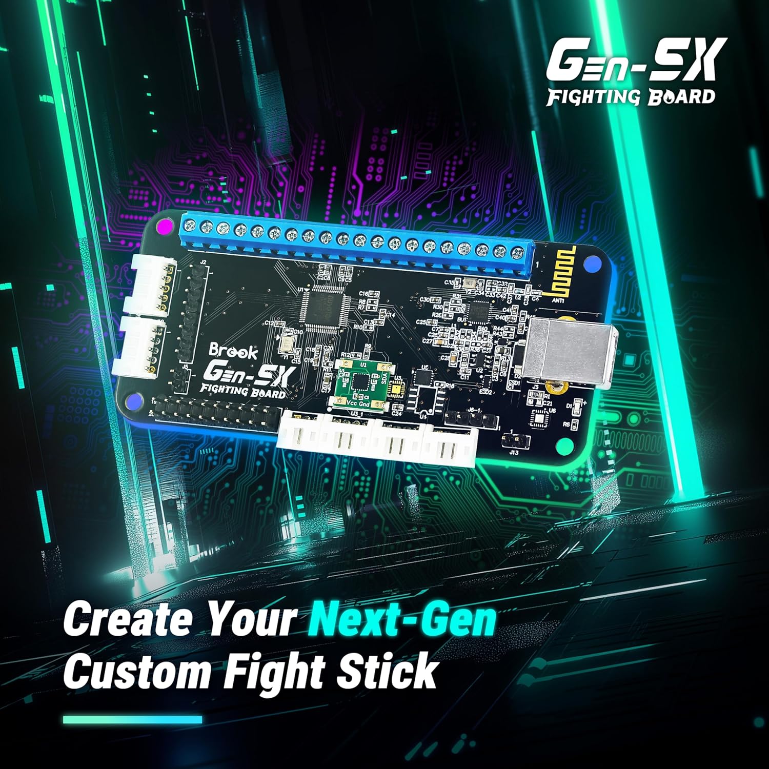 Brook Gen5X Fighting Board for Custom Fight Sticks