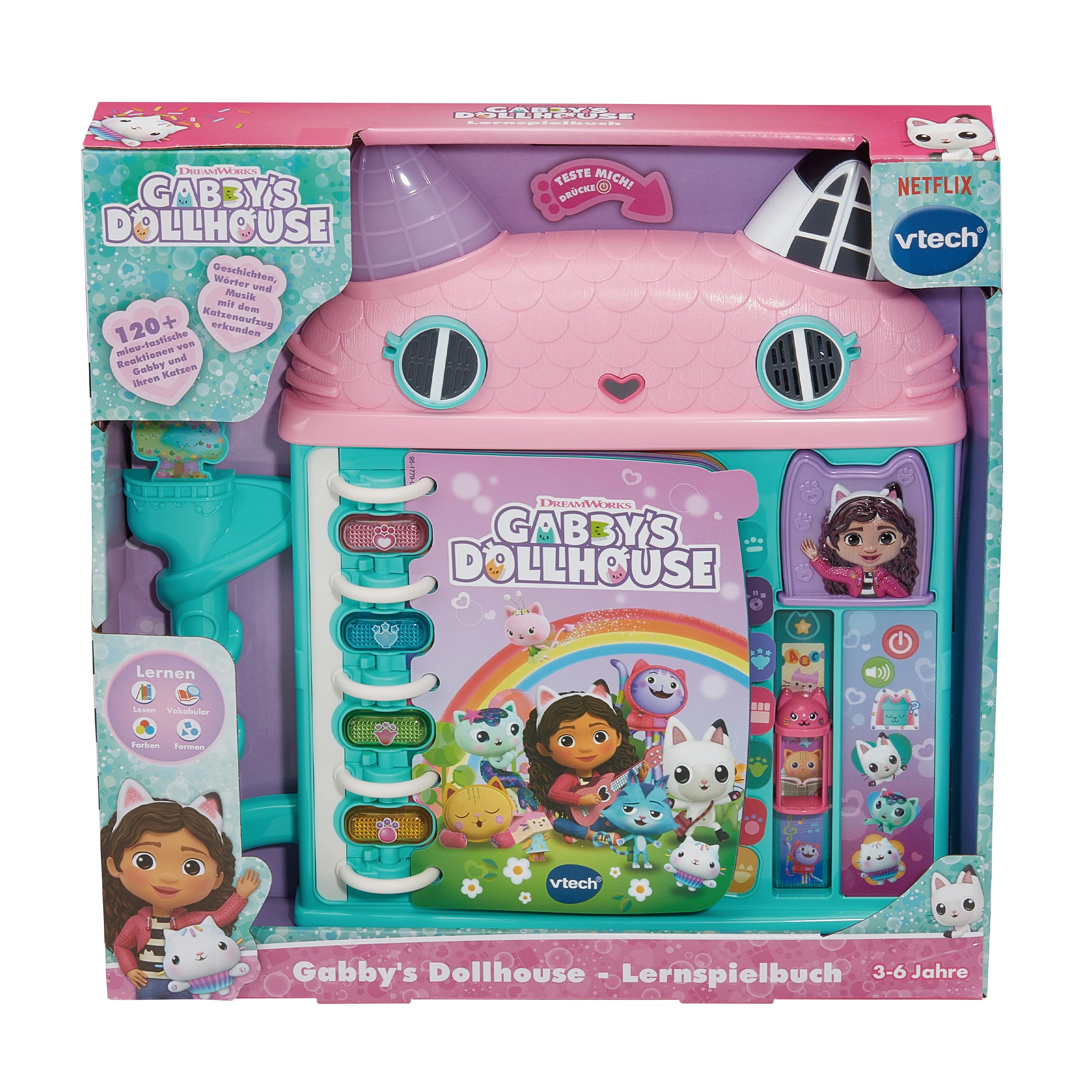 VTech Gabby's Dollhouse Lernspielbuch - Interaktives Lernbuch