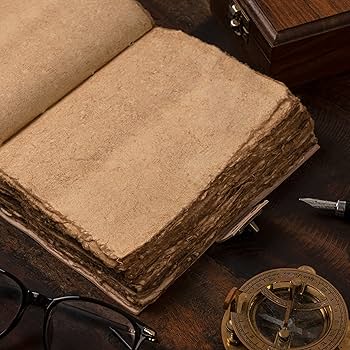 Amazon.co.jp: レザージャーナル、太陽と月のビンテージ