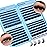 TOOCHUNAG Fluff Lash Clusters 520pcs Individual Lashes Cluster Eyelash Extensions Wispy DIY Eye Lash Extension Thick Volume Curly Eyelash Clusters(8-18mm,4 Styles)