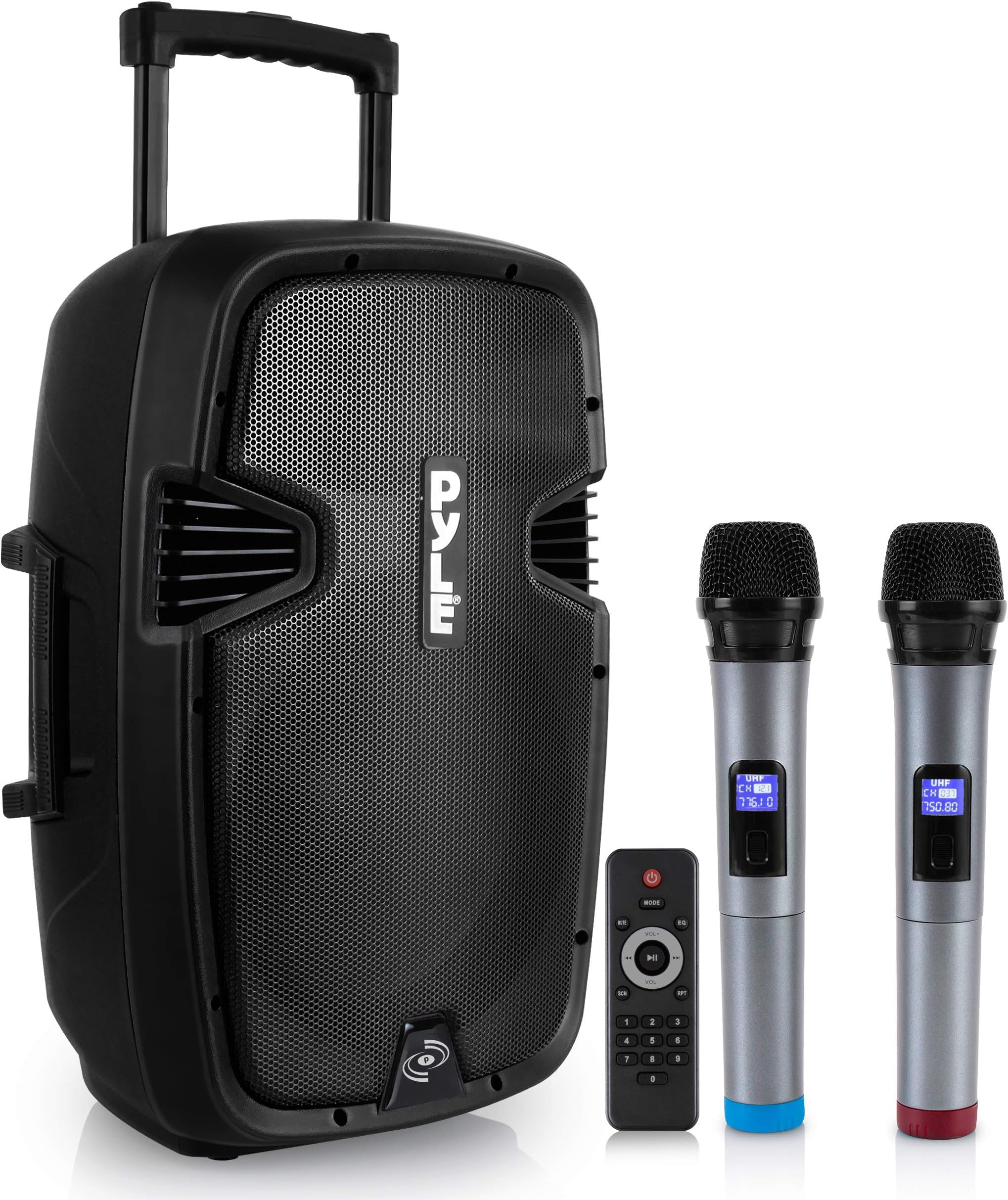 Amazon.com: Pyle PPHP155ST Wireless Portable PA Speaker System - 1500W ...