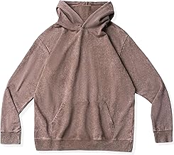 CHANGE WELL Men's 2024AW Autumn Clothing, Vintage Style, Fashion, 14.0 oz, Long Sleeve Sweatshirt, Solid Color Hoodie