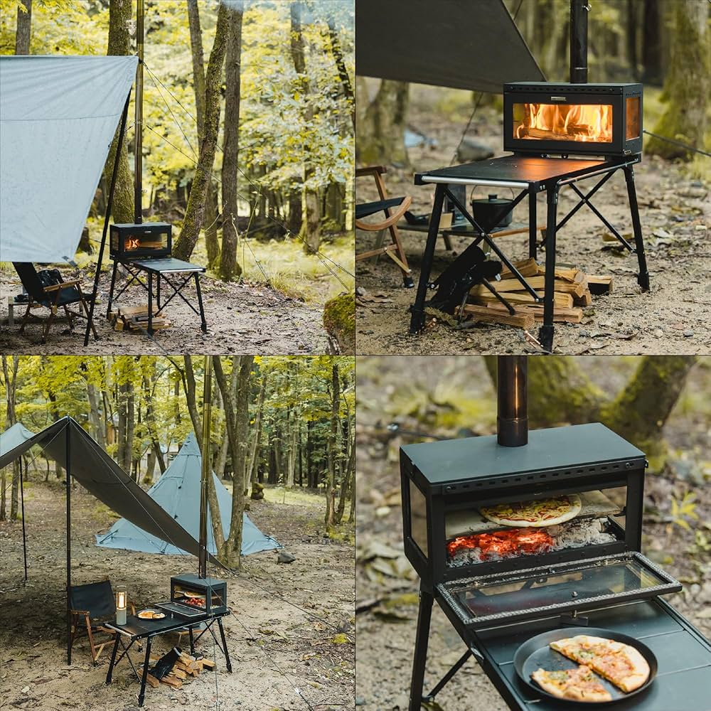 Amazon | [ Mt.SUMI (マウントスミ) ] アウトドア薪ストーブ ミドラ