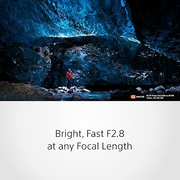 Sony 24-70mm f/2.8 G Master E-Mount Full-Frame Standard Zoom Lens Ideal for Weddings, Portraits, and Professional Work