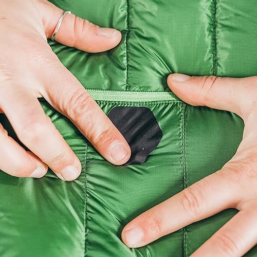 Vista 8 de GEAR AID Tenacious - Parches de reparación de cinta para chaquetas, tiendas de campaña, equipo al aire libre y telas técnicas, rondas de 3 pulgadas